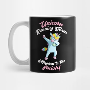 Unicorn Running Team Gift Magical jog marathon- Mug